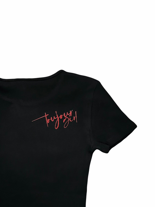 OBJECTOFDESIRE TEE - BLACK